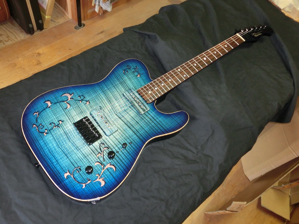 TEC-TL/LTD-KARAKUSA#035/BLS [Blue Burst] | Provision Guitar